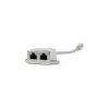 Gembird NCA-SP-02 hálózati splitter fehér