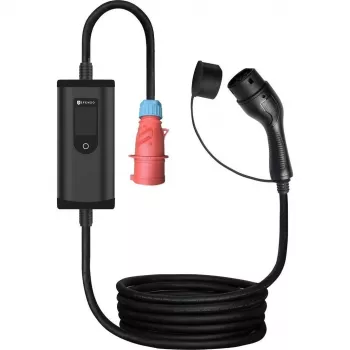 DEFENZO ToGo AC7 DEF1020 mobil elektromosautó-töltő, Type 2, 7 kW, 32 A, 5 m, IP65, fekete