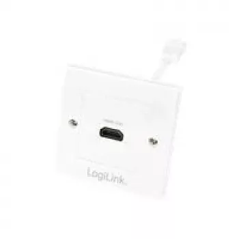 LogiLink AH0014 HDMI csatlakozóaljzat, süllyesztett, 1 port, fehér