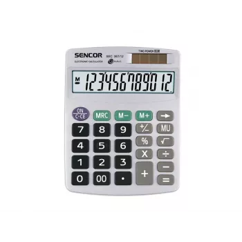 SEC 367/12 számológép asztali, 12 számjegyes LCD