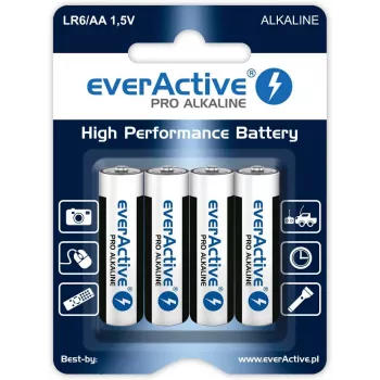 everActive AA egyszer használatos alkáli elem 1,5 V LR64BLPA 4 darabos csomag