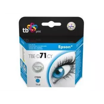 Tintapatron TB kompatibilis Epson T0712 cián