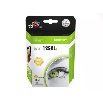 Tintapatron kompatibilis Brother LC125XLY-nal 100% új
