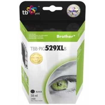 TB tintapatron Brother LC529/539 PIG BK kompatibilis, új