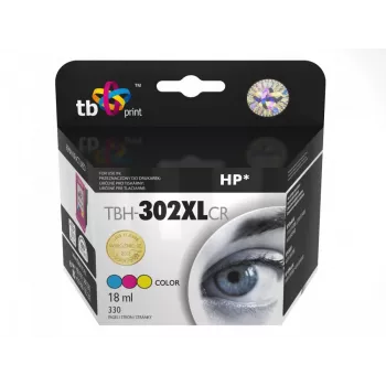 Tinta HP DJ 1110/2130 TBH 302XLCR színes újratöltött