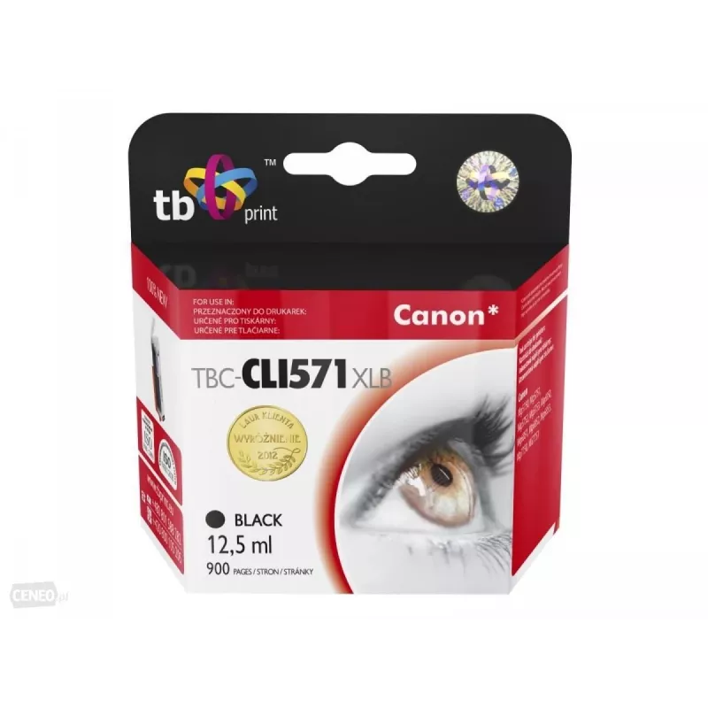 Tinta Canon CLI-571XL TBC-CLI571XLB BK 100% új