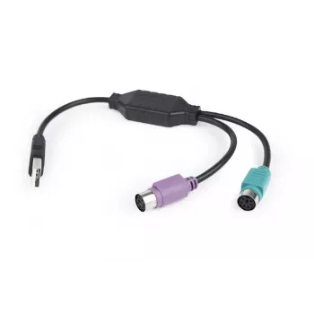 Adapter 2xPS2->USB egér + billentyűzet