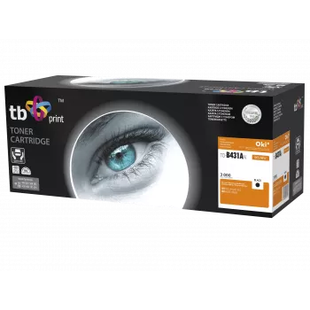Toner OKI B411/B431-hez TO-B431AN BK 100% új