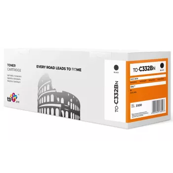 OKI C332 TO-C332BN BK toner, 100% új, 2000 oldal, fekete