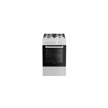 Beko FSG52020FW szabadon álló gáztűzhely fekete, fehér