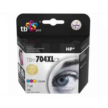 Utángyártott tintapatron HP DJ IA 2060 színes XL TBH-704XLCR (HP No. 704 CN693AE)