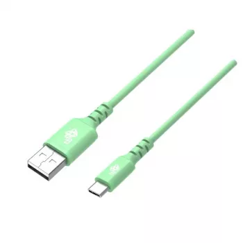 TB USB-C kábel 1m zöld; AKTBXKUCMISI10Z