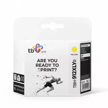 TB tintapatron HP OfficeJet Pro 8025 912XL kompatibilis, sárga újragyártott.