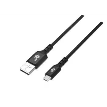 USB0-Micro USB kábel 2m szilikon fekete Quick Charge