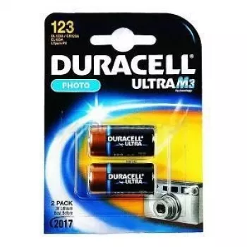 Duracell Ultra 123 BG2 egyszer használatos elem CR123A lítium