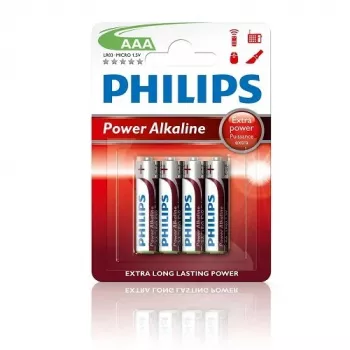 Philips Power Alkaline AAA-elemek, 4-es csomag