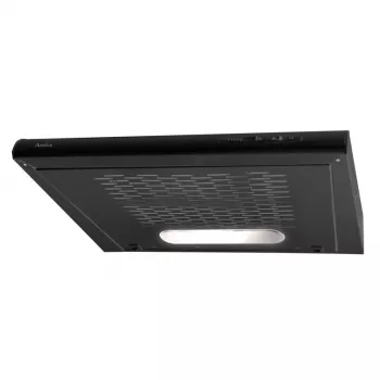 Beépíthető konyhai páraelszívó AMICA OSC6212B, 600 mm, max. elszívási teljesítmény 163 m³/h, alumínium zsírszűrő, LED, 3 fokozat