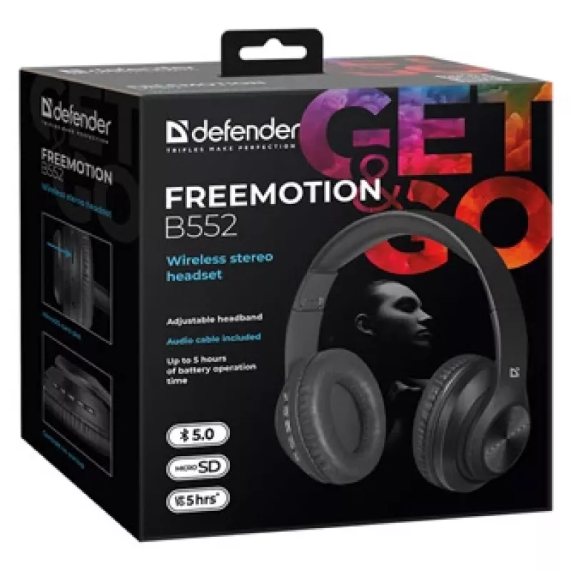 Fejhallgató Defender FreeMotion B552
