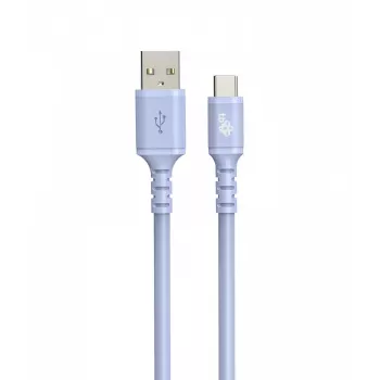 TB USB-A - USB-C kábel, lila, 1 m
