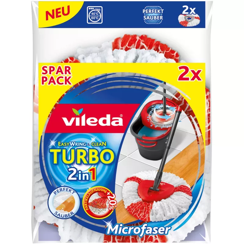Vileda felmosófej piros-fehér