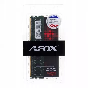 AFOX DDR3 8G 1600 UDIMM memóriamodul 8 GB 1600 MHz LV 1,35V (AFLD38BK1L) - 8 GB - DDR3