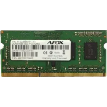 SO-DIMM DDR3 laptop memória AFOX 8 GB 1333 MHz 1,35 V Single Channel 1x8 GB