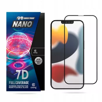 Crong 7D Nano Flexible Glass hibrid üveg Apple