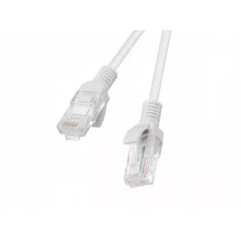 Hálózati kábel LANBERG Cat6 RJ-45 – RJ-45, sodrott réz, U/UTP, 1,5 m, fehér