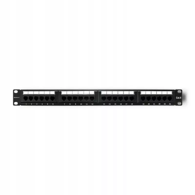Patchpanel RACK 24 port, Cat.6 UTP