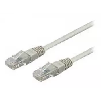 Wentronic Goobay CAT 6 Patch Cable, U/UTP, Grey, 3 m - CCA Copper Mix (68409)