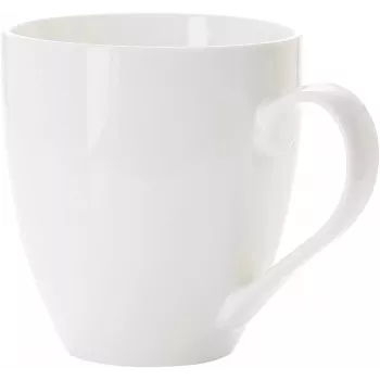 Ritzenhoff & Breker Gusto Jumbo kávésbögre, 0,6L, fehér porcelán, mosogatógépben mosható, 110mm - 6-os csomag (088762)