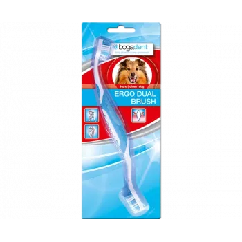 BOGAR Bogadent Ergo Dual Brush Mini kétoldalas fogkefe kutyáknak, 1 db