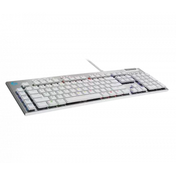 LOGITECH G815 LIGHTSPEED RGB mechanikus gaming billentyűzet – GL Tactile - FEHÉR - PAN - USB - NORDIC-613 - TACTILE SWITCH