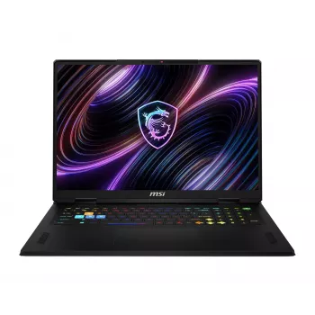 MSI Raider 18 HX A2WH-1088DE játék laptop, 18 inch Quad HD+ IPS 240Hz, Intel Core Ultra 9 275HX, 32GB DDR5, 1TB SSD, GeForce RTX 5070 Ti 12GB, Windows 11 Home, német billentyűzet