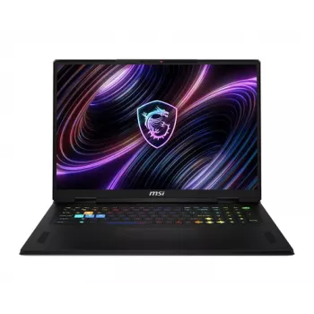 MSI Raider 18 HX A2WH-1088DE játék laptop, 18 inch Quad HD+ IPS 240Hz, Intel Core Ultra 9 275HX, 32GB DDR5, 1TB SSD, GeForce RTX 5070 Ti 12GB, Windows 11 Home, német billentyűzet
