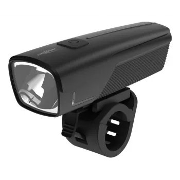 ANSMANN 1600-0524 LED első kerékpárlámpa, 50 lx, 2600 mAh, 2 W, fekete
