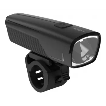 ANSMANN 1600-0524 LED első kerékpárlámpa, 50 lx, 2600 mAh, 2 W, fekete