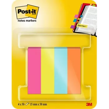 3M Post-it Page Marker 670-4-POP assorted 4x50 lap/csomag