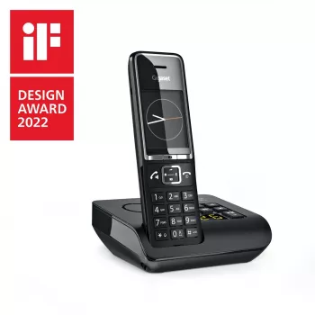 Gigaset Comfort 550A vezeték nélküli telefon üzenetrögzítővel, fekete