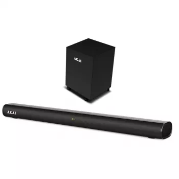 AKAI Soundbar ASB-20CSW 2.1 80W vezeték nélküli mélynyomó Bluetooth 5.0 HDMI ARC