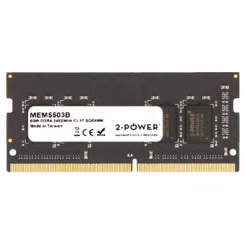 2-Power MEM5503B 8GB DDR4 2400MHz CL17 SODIMM laptop memória