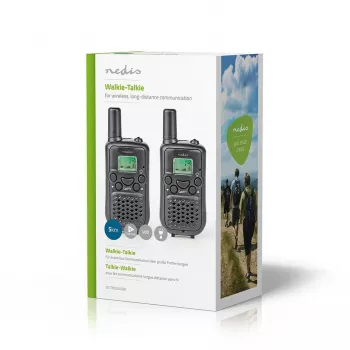 Nedis walkie-talkie szett WLTK0500BK 5 km hatótávolság 8 csatorna PMR446