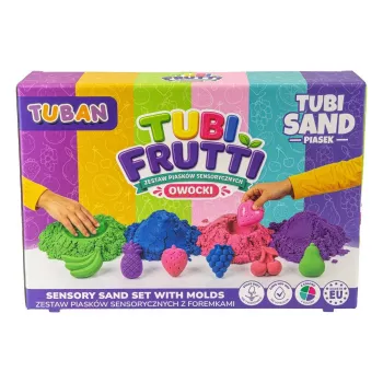 Tuban érzékszervi homok Tubi Frutti készlet