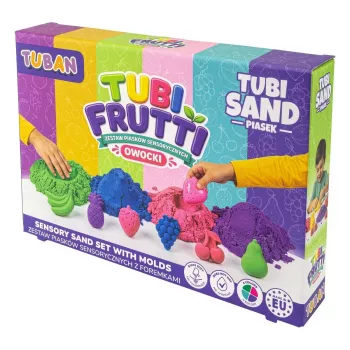 Tuban érzékszervi homok Tubi Frutti készlet