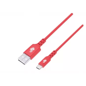 TB USB-C - USB-C kábel 1m piros 100W PD gyors töltés és adatszinkronizálás