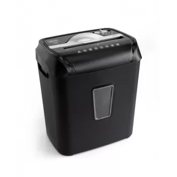 Wallner XD1010C iratmegsemmisítő, keresztvágó, 10 lap, 21 L, fekete