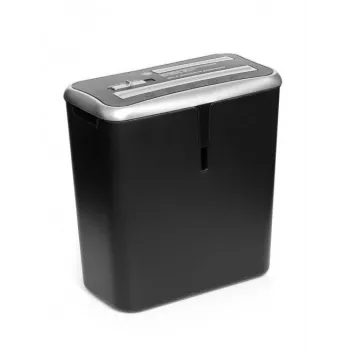 WALLNER XD805 CD iratmegsemmisítő, keresztvágó, 8 lap, 15L, fekete