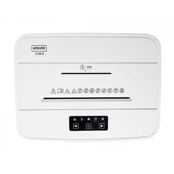 WALLNER EF2515 C4 iratmegsemmisítő, keresztvágó, 8 lap, 15 L, fekete