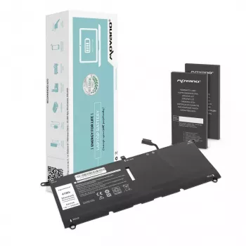 MOVANO akkumulátor DXGH8 G8VCF Dell XPS 13 9370 9380-hoz - 5500 mAh (41 Wh)