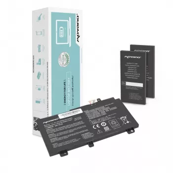 MOVANO akkumulátor B31N1726 Asus FX504 FX505 FX80G-hez - 3900 mAh (44 Wh)